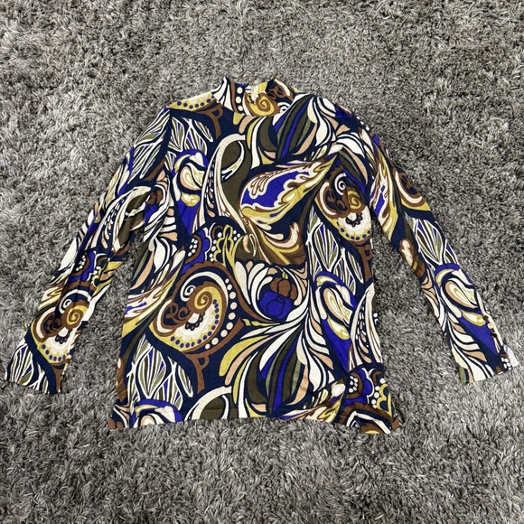 Chico's Tops - Chico’s Paisley Long Sleeve Top in Multi, Size 3 (US XL)